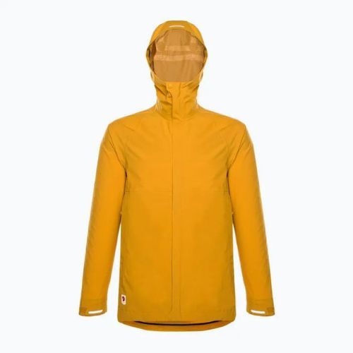Giacca da pioggia da uomo Fjällräven HC Hydratic Trail giallo senape