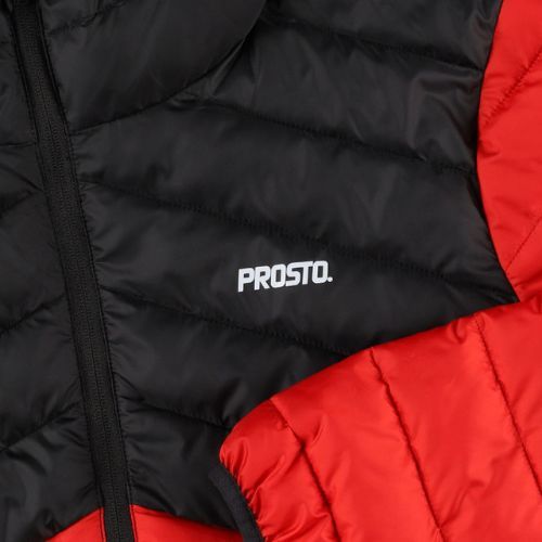 PROSTO Ultralight Split giacca invernale da uomo rossa