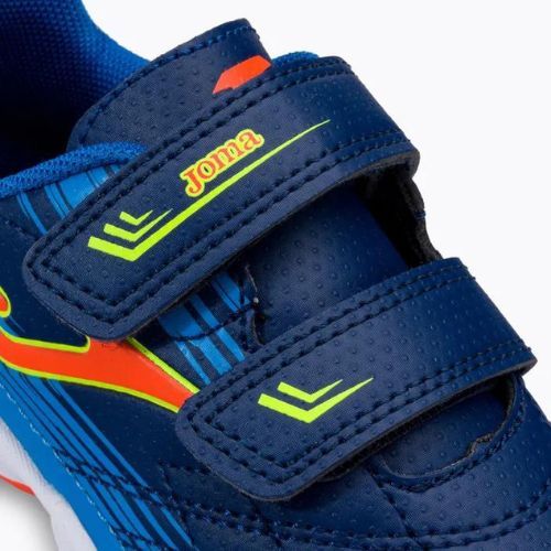 Scarpe da calcio Joma Xpander IN navy/orange fluor per bambini