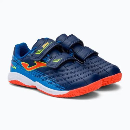 Scarpe da calcio Joma Xpander IN navy/orange fluor per bambini