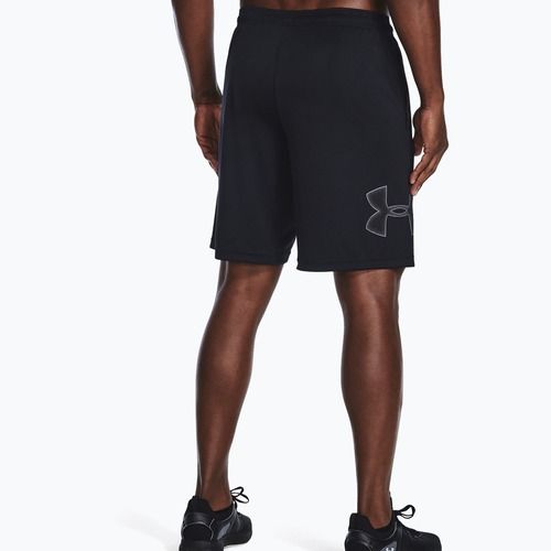 Pantaloncini da allenamento Under Armour Tech Graphic uomo nero/grafite