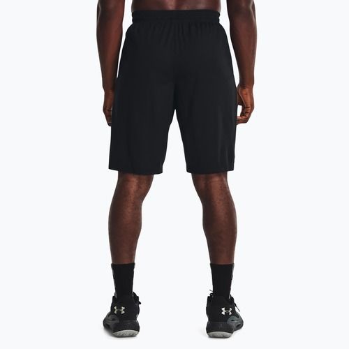 Pantaloncini da basket Under Armour Perimeter 11'' uomo nero/nero