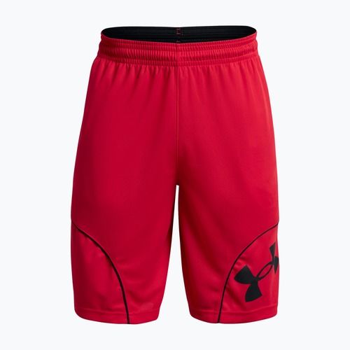 Pantaloncini da basket Under Armour Perimeter 11'' uomo rosso/nero