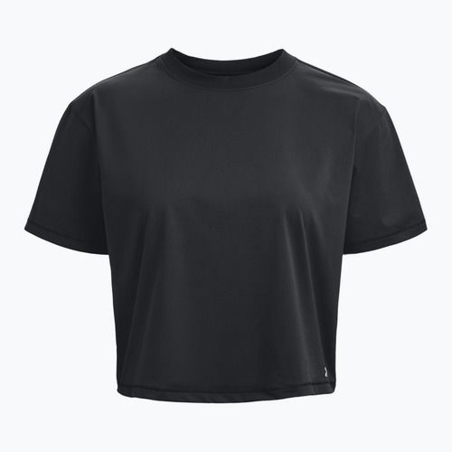 Maglietta da allenamento Under Armour Meridian nero/argento metallizzato da donna