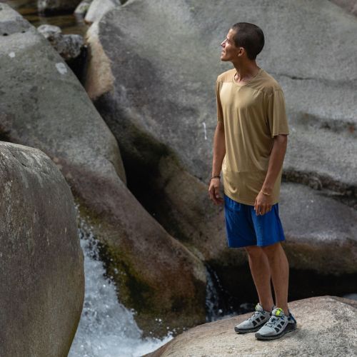 Salomon Techamphibian 5 scarpe da acqua da uomo blu perla/lapis/ye