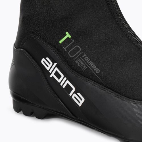 Scarponi da sci di fondo da uomo Alpina T 10 nero/verde