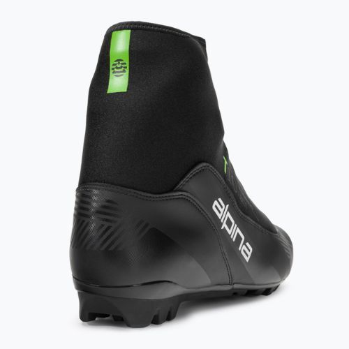 Scarponi da sci di fondo da uomo Alpina T 10 nero/verde