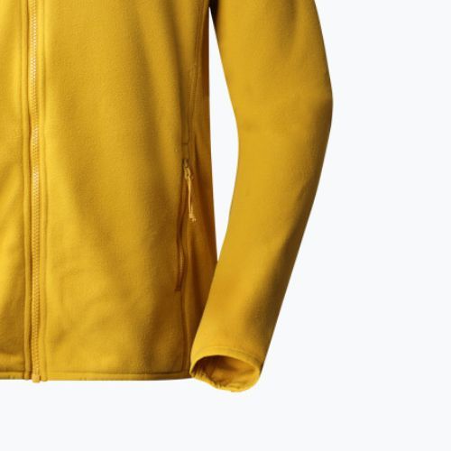Felpa da trekking da uomo The North Face 100 Glacier FZ arrowwood giallo