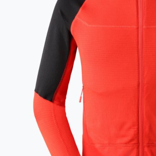Felpa da trekking da uomo The North Face Bolt Polartec Hoodie rosso fuoco/nero