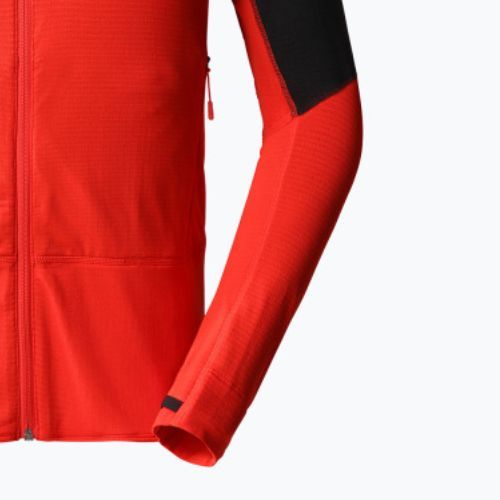 Felpa da trekking da uomo The North Face Bolt Polartec Hoodie rosso fuoco/nero