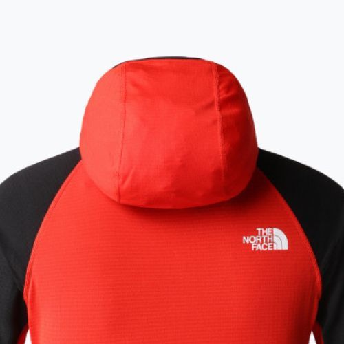 Felpa da trekking da uomo The North Face Bolt Polartec Hoodie rosso fuoco/nero