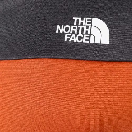 Felpa da trekking da uomo The North Face Reaxion Fleece P/O Hoodie bronzo rustico/grigio asfalto