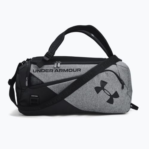 Under Armour Contain Duo Duffle S 40 l grigio pece medio erica/nero/nero borsa da allenamento