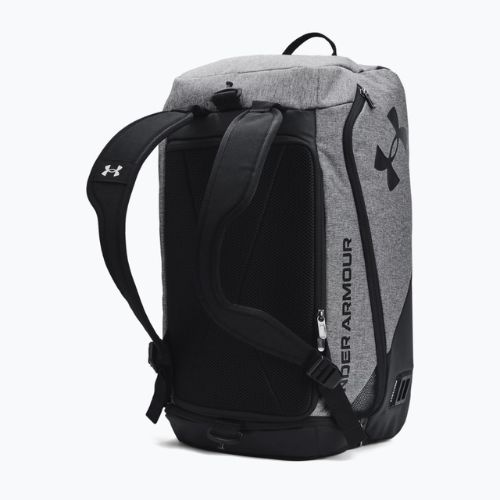 Under Armour Contain Duo Duffle S 40 l grigio pece medio erica/nero/nero borsa da allenamento