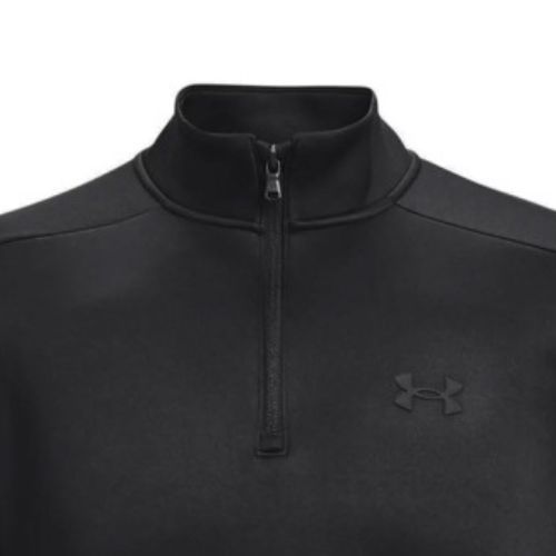 Felpa Under Armour Fleece 1/4 Zip nera/nera da uomo