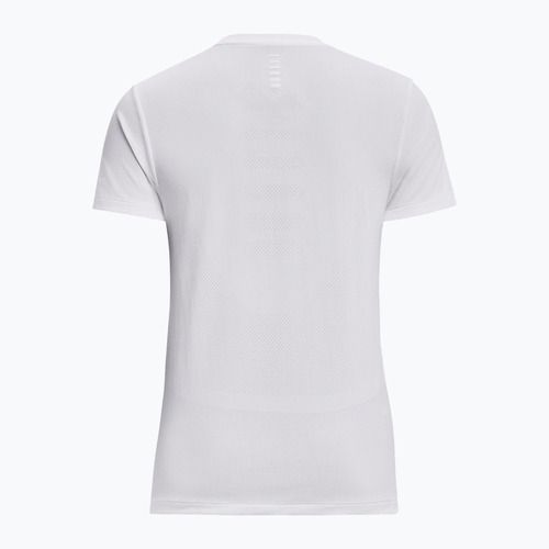 Maglia da running Under Armour Seamless Stride bianca/bianca/riflettente da donna