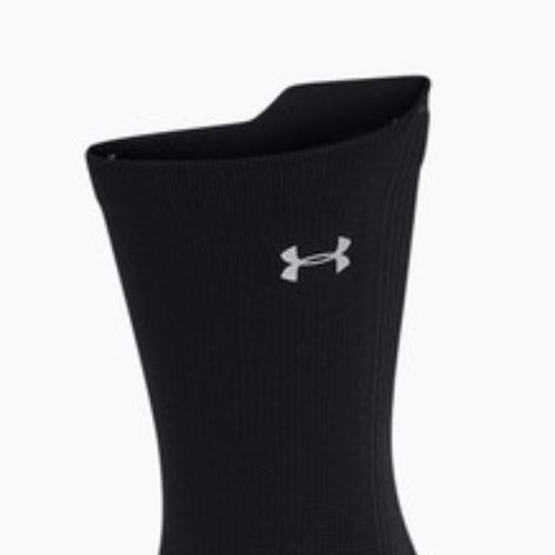 Calzini Under Armour Ad Run Cushion Mid nero/nero/riflettente