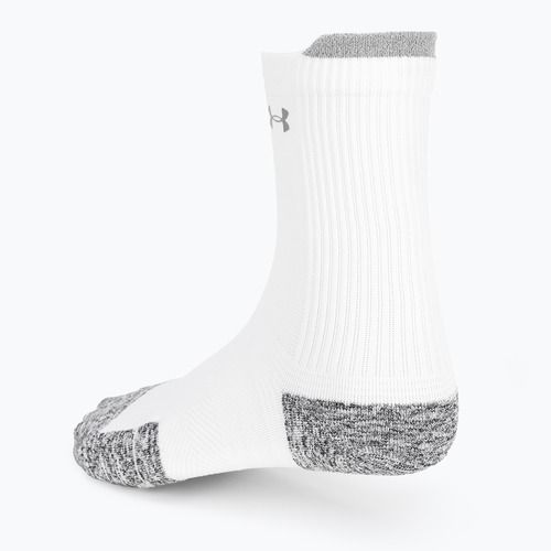 Calzini Under Armour Ad Run Cushion Mid bianchi/bianchi/riflettenti