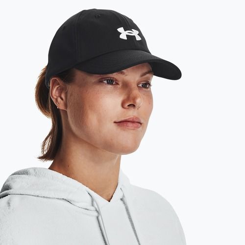 Berretto da baseball da donna Under Armour Blitzing Adj nero/bianco