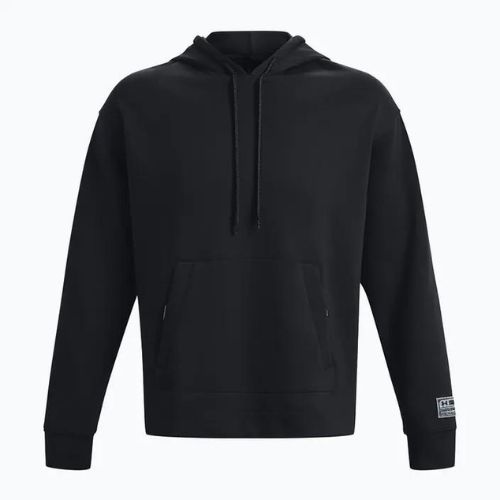 Felpa con cappuccio Under Armour Summit Knit nero/nero