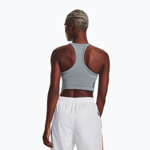 Under Armour Rush Seamless Canotta da allenamento da donna blu harbor/grigio diluvio/iridescente