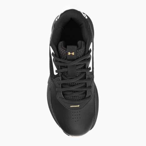 Under Armour GS Lockdown 6 scarpe da basket per bambini nero/nero/oro metallizzato