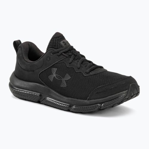 Under Armour Charged Assert 10 scarpe da corsa da uomo nero/nero/nero
