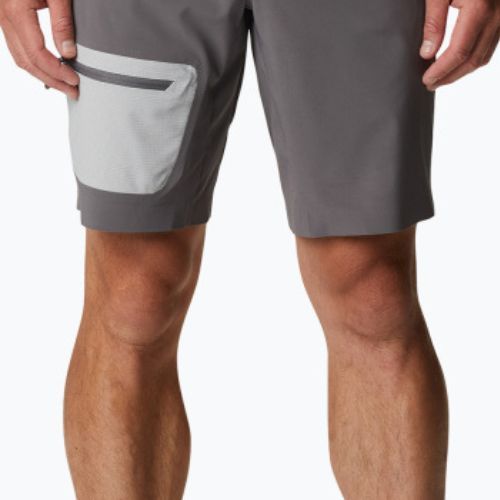 Pantaloncini da trekking Columbia Titan Pass city grey da uomo