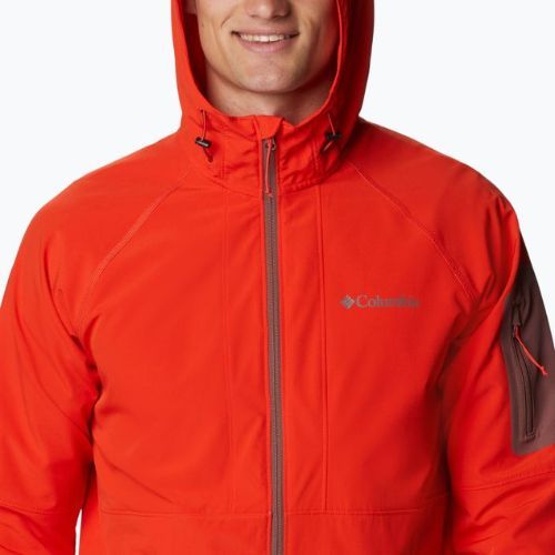 Giacca Columbia Tall Heights con cappuccio Softshell spicy da uomo
