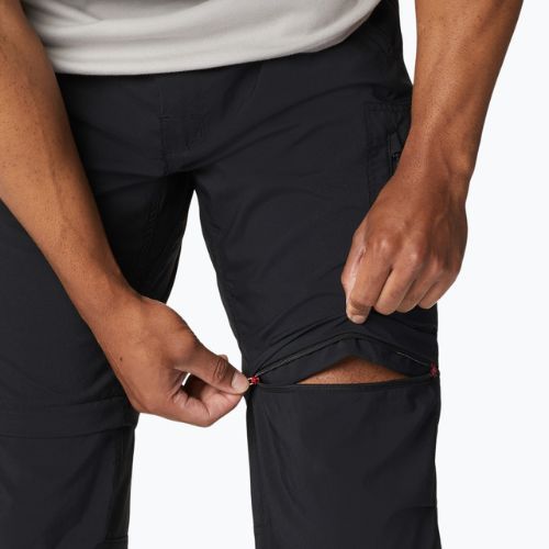 Pantaloni da trekking Columbia Silver Ridge Utility Convertible da uomo, nero