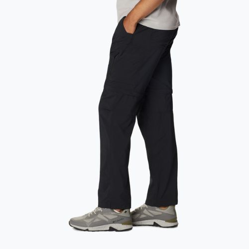 Pantaloni da trekking Columbia Silver Ridge Utility Convertible da uomo, nero