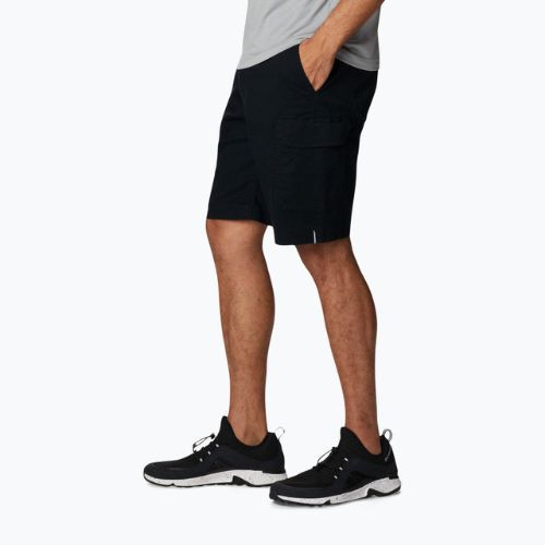 Pantaloncini da trekking Columbia Pacific Ridge Belted da uomo, nero