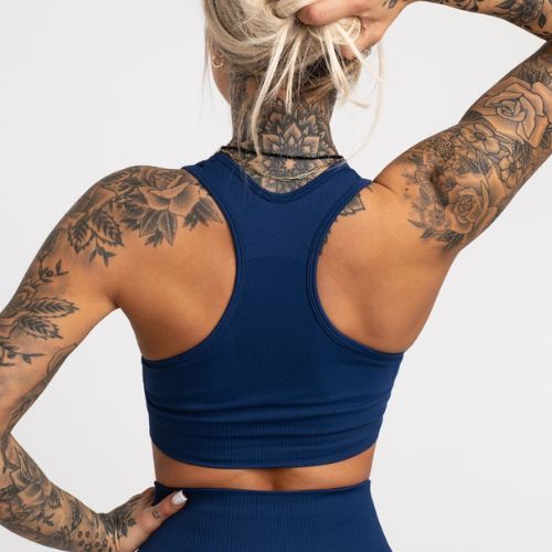 Reggiseno fitness Gym Glamour Compression night sky