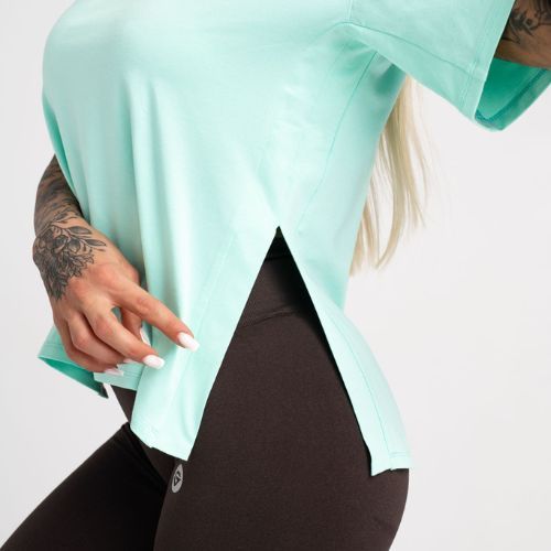 Maglietta da allenamento da donna Gym Glamour Glamour menta