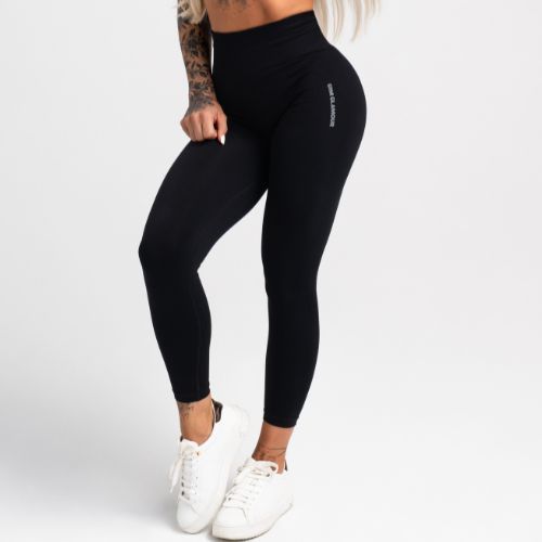 Leggings da allenamento da donna Gym Glamour Compress nero