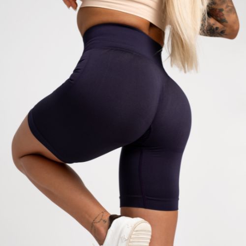 Pantaloncini da allenamento da donna Gym Glamour Flexible eclipse