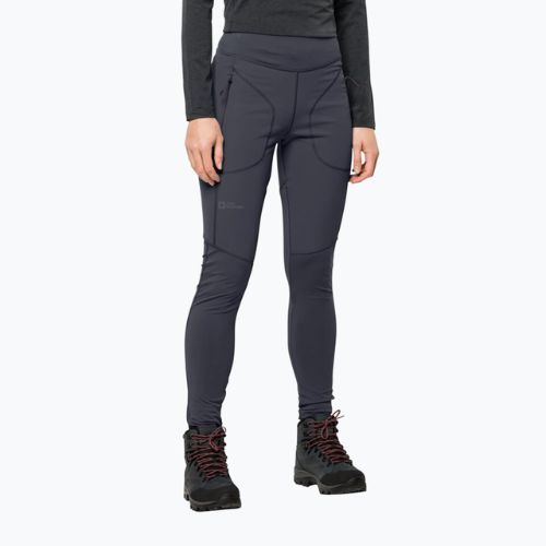Jack Wolfskin leggings donna Salmaser Tights grafite
