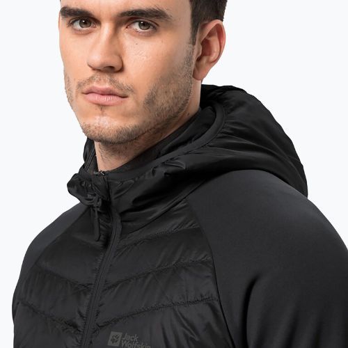 Giacca Jack Wolfskin Routeburn Pro Hybrid da uomo, nero