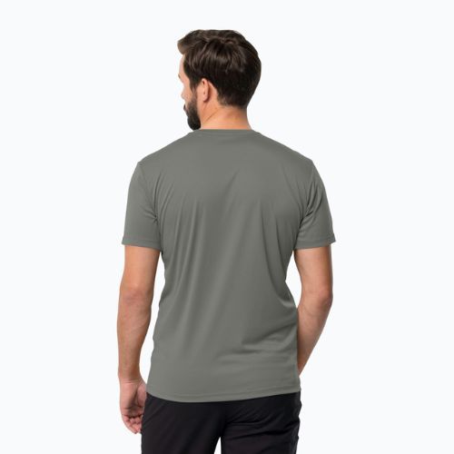 Camicia da trekking Jack Wolfskin Tech gecko verde da uomo