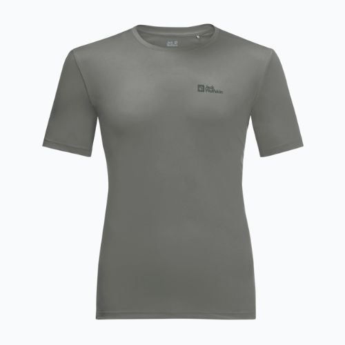 Camicia da trekking Jack Wolfskin Tech gecko verde da uomo