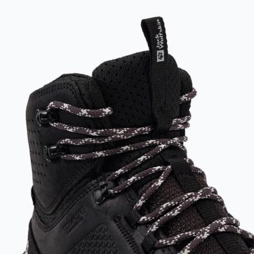 Jack Wolfskin stivali da trekking da uomo Terraquest Texapore Mid nero