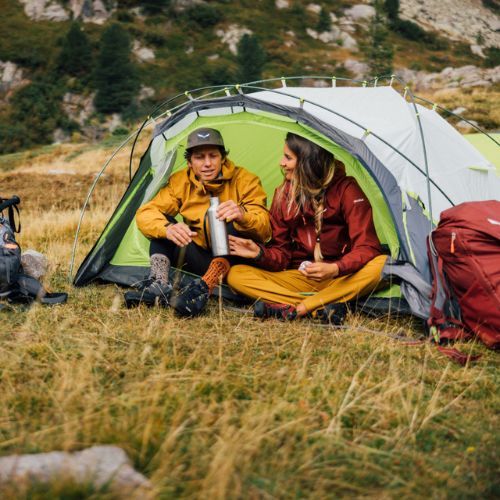 Tenda da trekking Salewa Litetrek II grigio chiaro/cactus per 2 persone