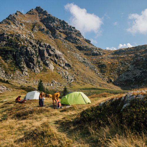Tenda da trekking Salewa Latitude II cactus/grigio per 2 persone