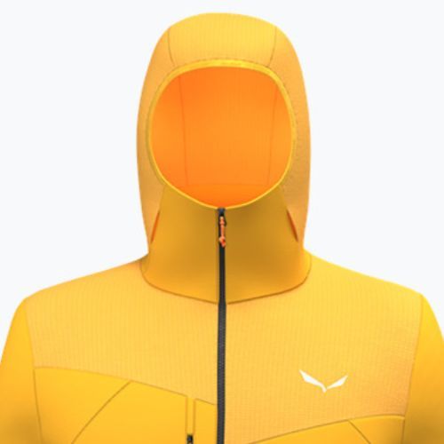 Felpa trekking da uomo Salewa Agner PL con cappuccio oro