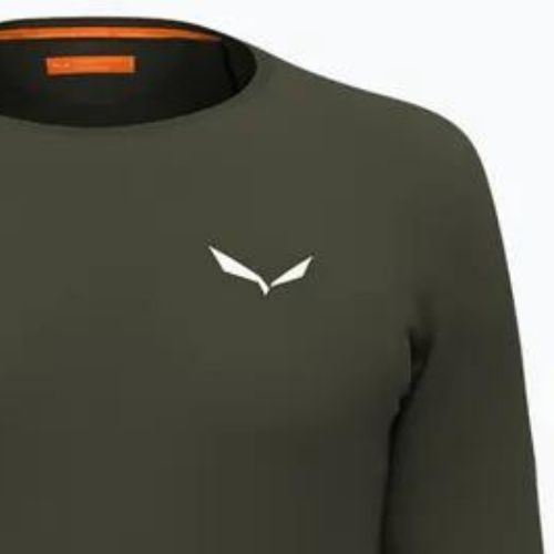 Salewa Pedroc Dry da uomo, manica lunga da trekking oliva scura