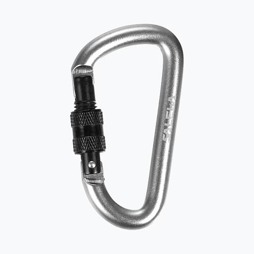 Salewa D-Shape Carbiner con vite verde/nero/arancione/grigio/blu