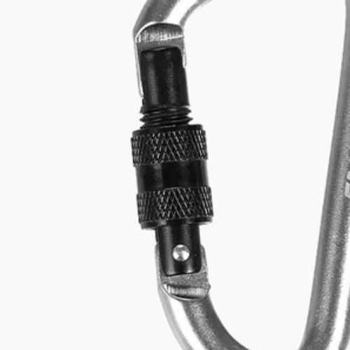 Salewa D-Shape Carbiner con vite verde/nero/arancione/grigio/blu