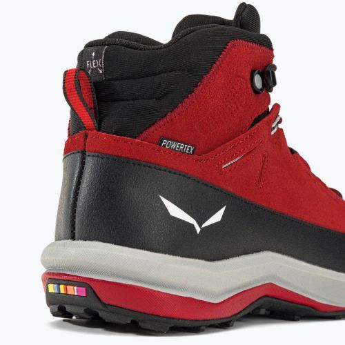 Scarpone da trekking per bambini Salewa MTN Trainer 2 Mid PTX flame/flame