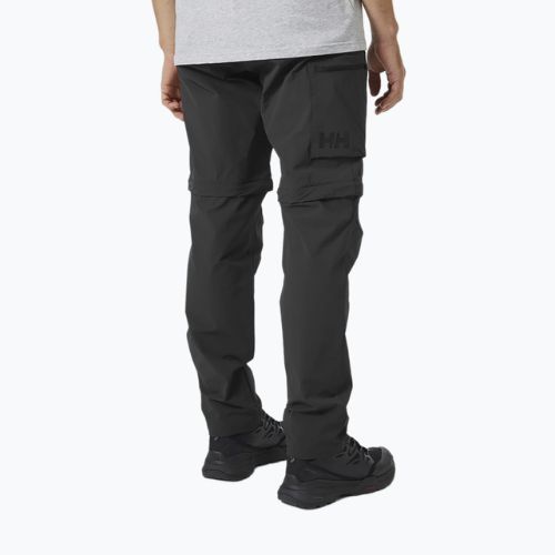 Pantaloni softshell Helly Hansen da uomo Brono Softshell Zip Off ebano