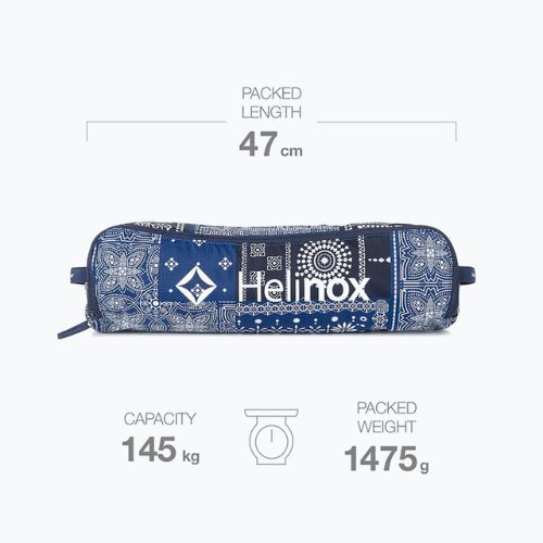 Sedia da trekking Helinox Sunset blue bandana quilt